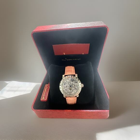 NEW Jeanneret Skeleton Automatic Stainless Steel Ref. J-5315-0431 Watch main image 6